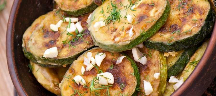 Courgettes grillées à l'ail
