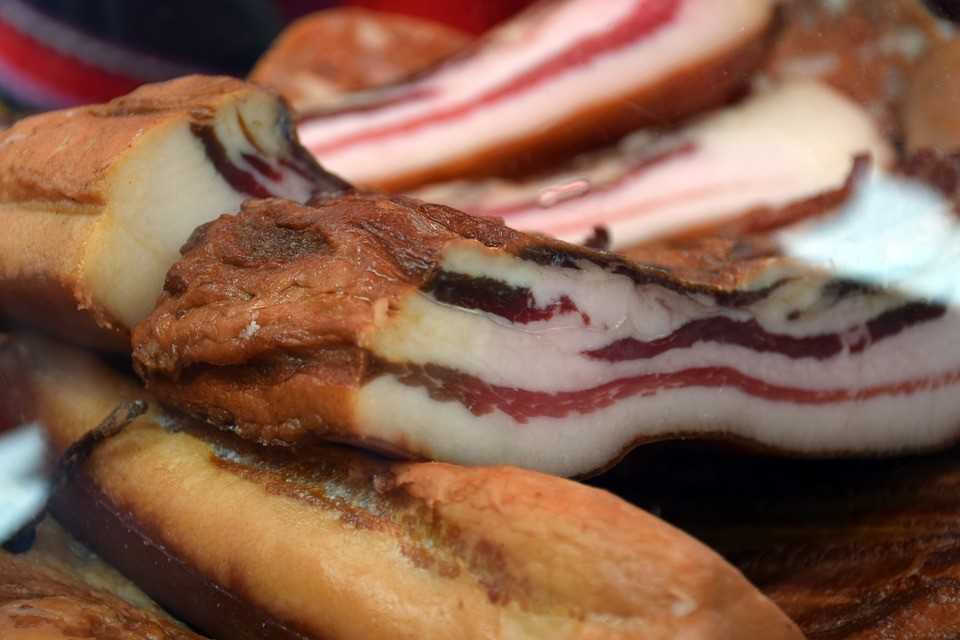 Lard fumé
