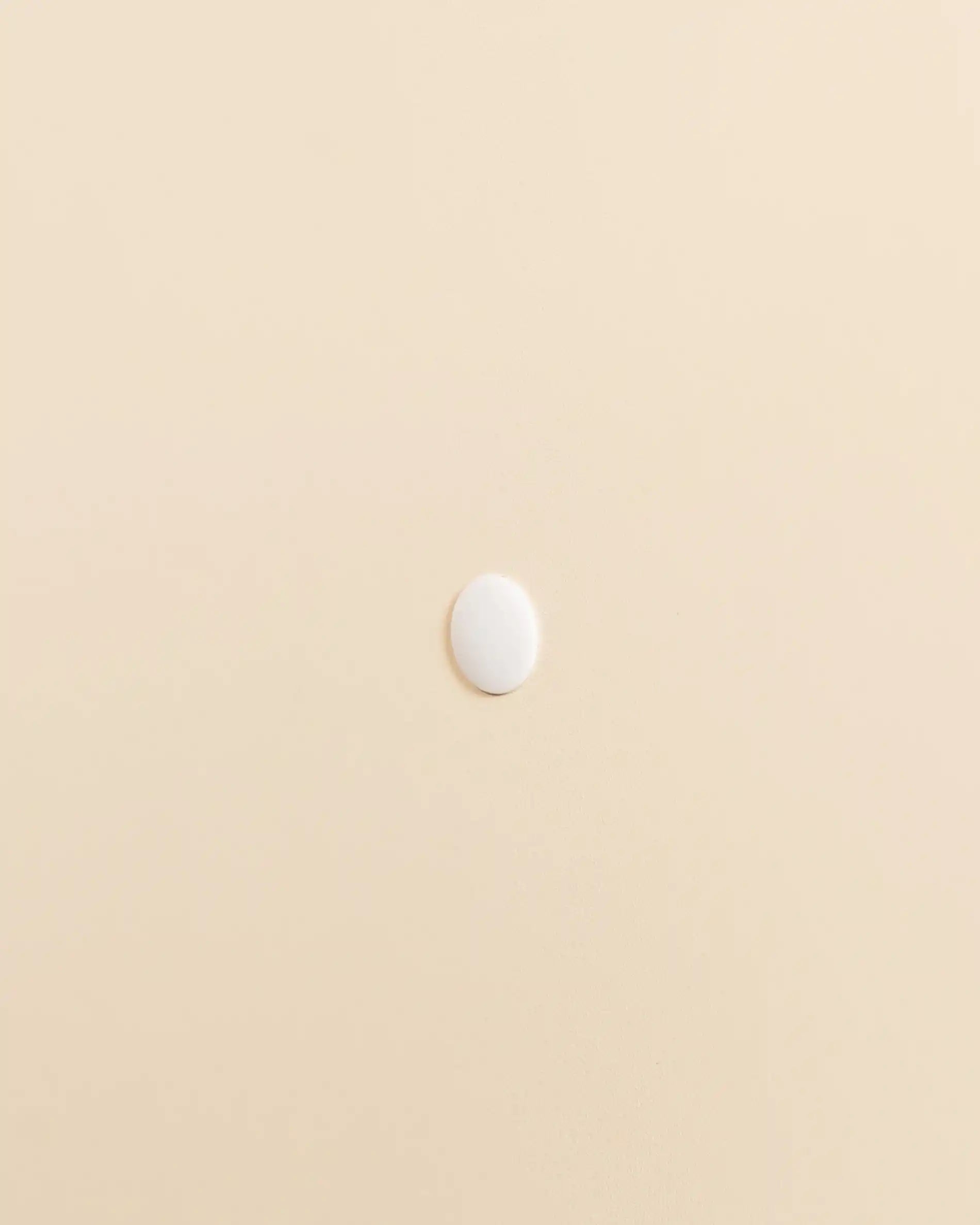 Crèmekleurige beige afdekkap PILOTIS, zijaanzicht