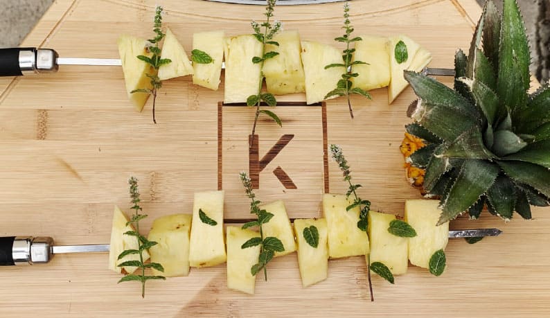 Ananasbrochettes
