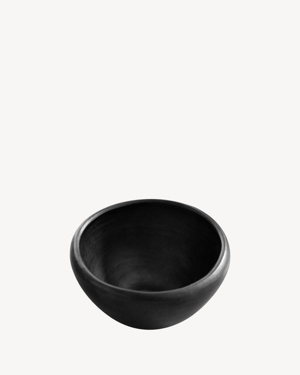 Klein kommetje van Chamba zwarte klei Ø15,5cm