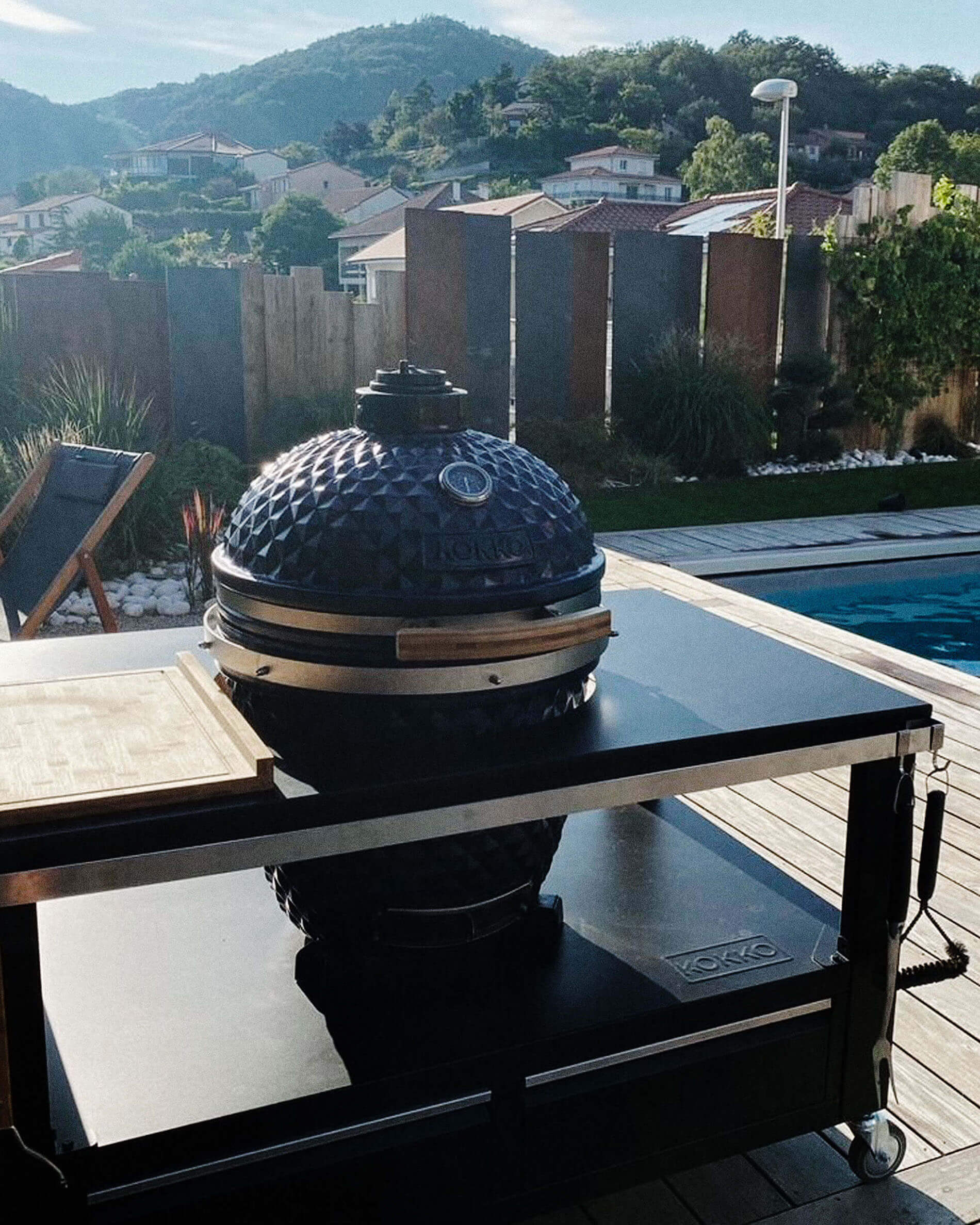 Metalen trolley met lades