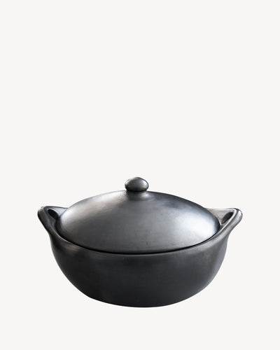 Stoofpot van Chamba zwarte klei voor Kokko XL 22"