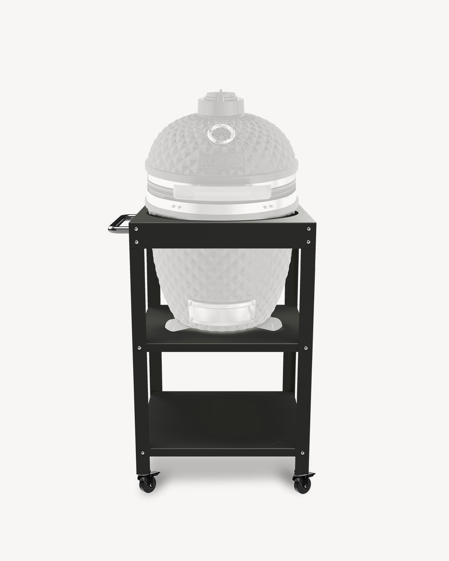 Zwarte metalen bijzettafel voor Kokko L 18''