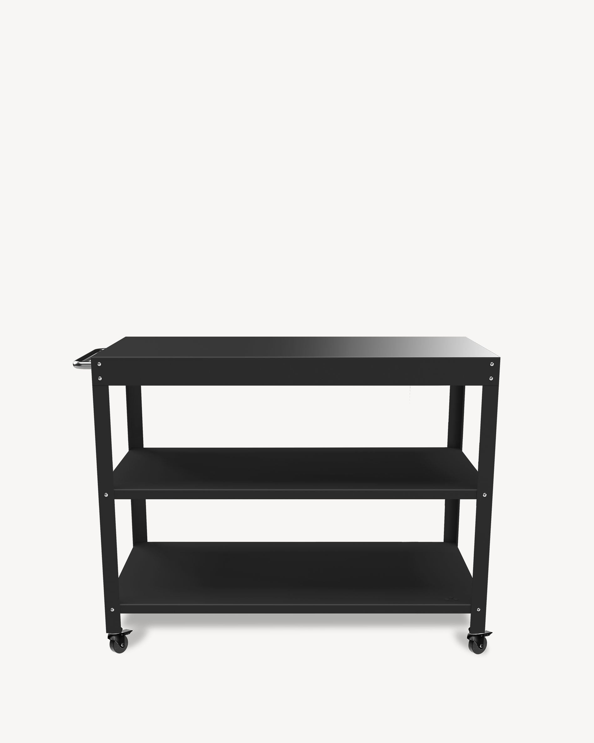 Metalen bijzettafel met blad