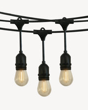 Druppelvormige lichtslinger met filament