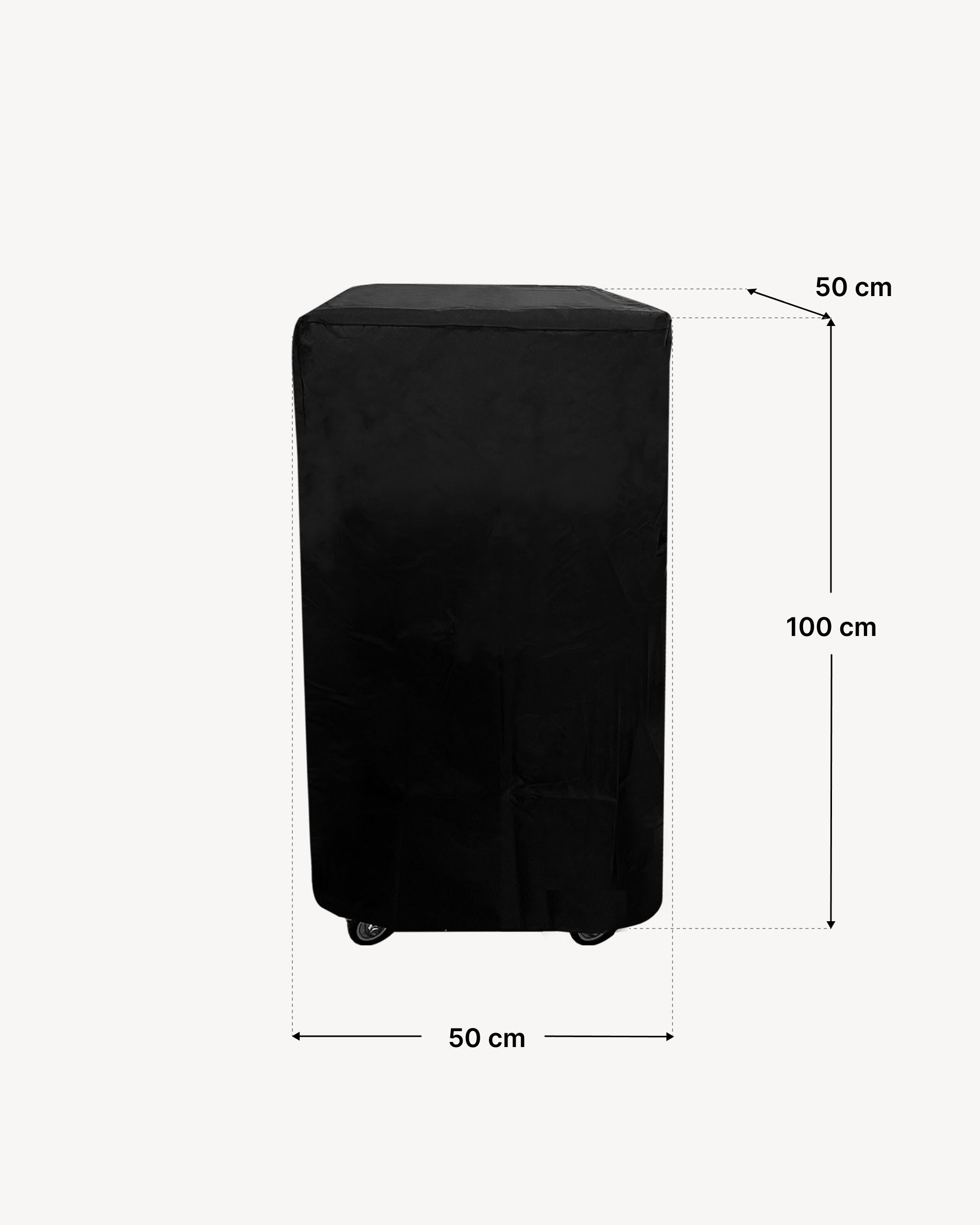 Afmetingen hoes bijzettafel 50x50