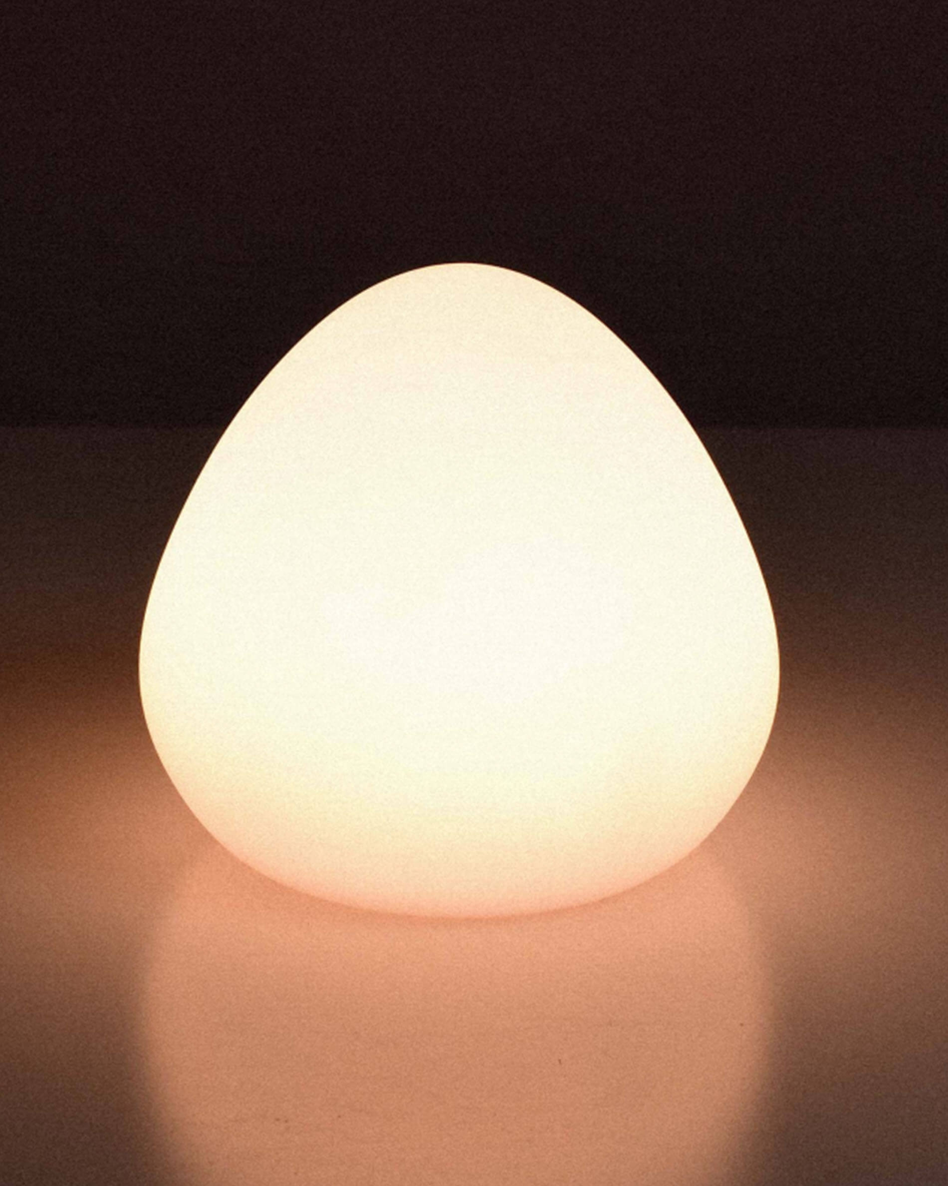 Oplaadbare buitenlamp in hazelnootkleur