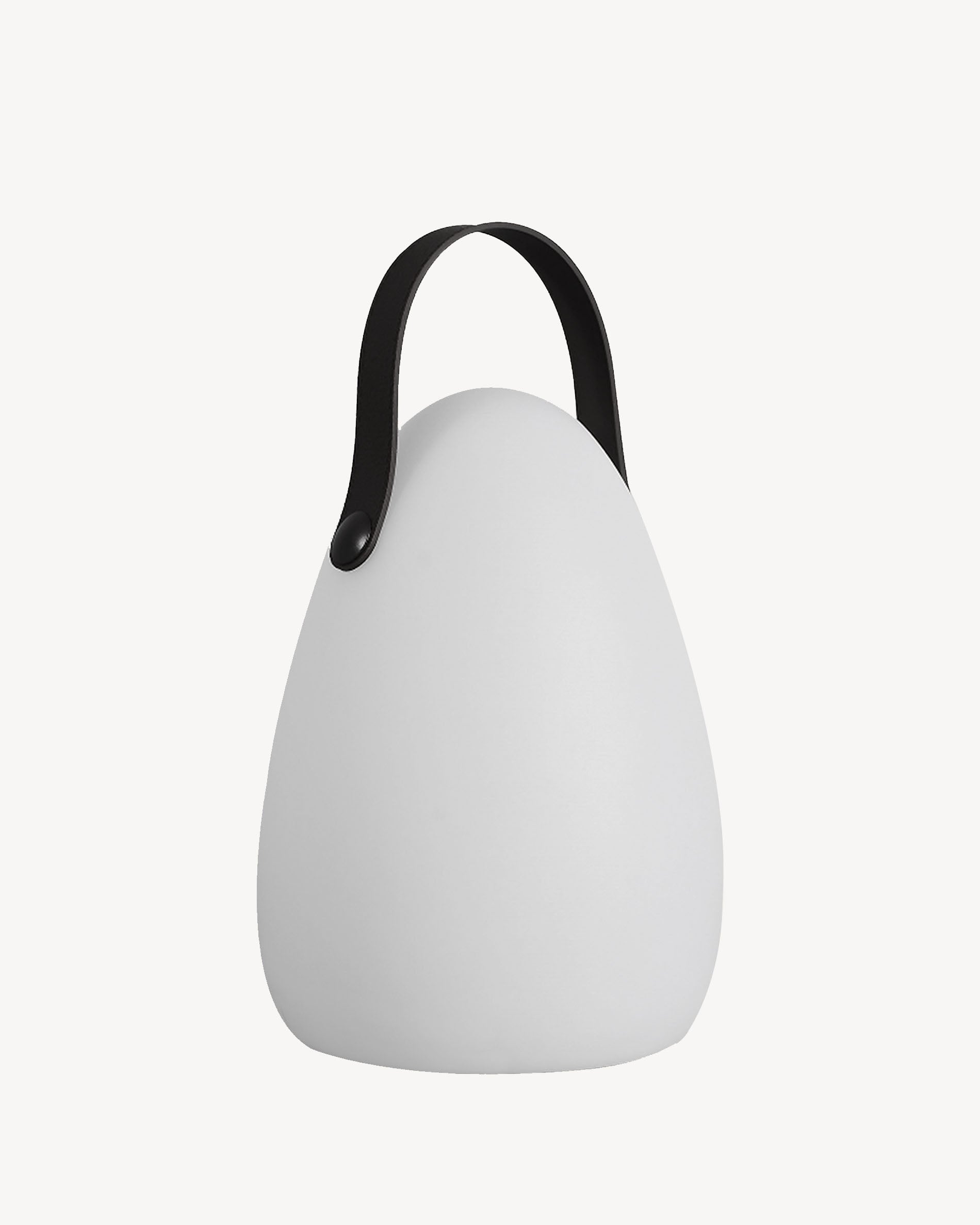 Oplaadbare buitenlamp in eivorm