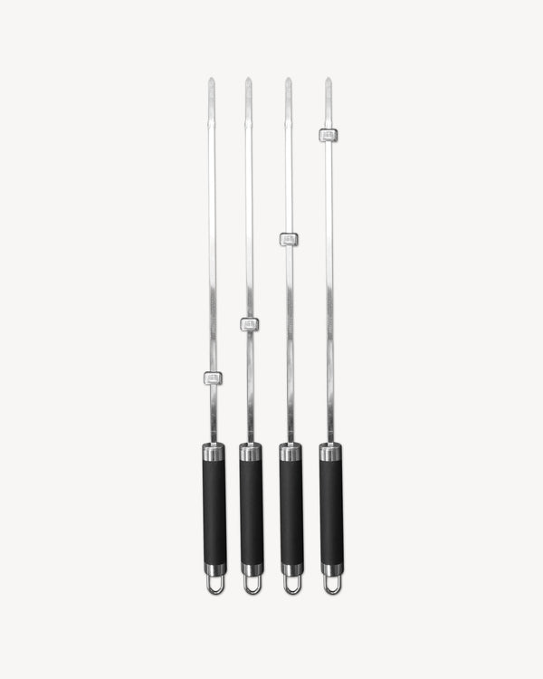 Set van 4 RVS spiesen