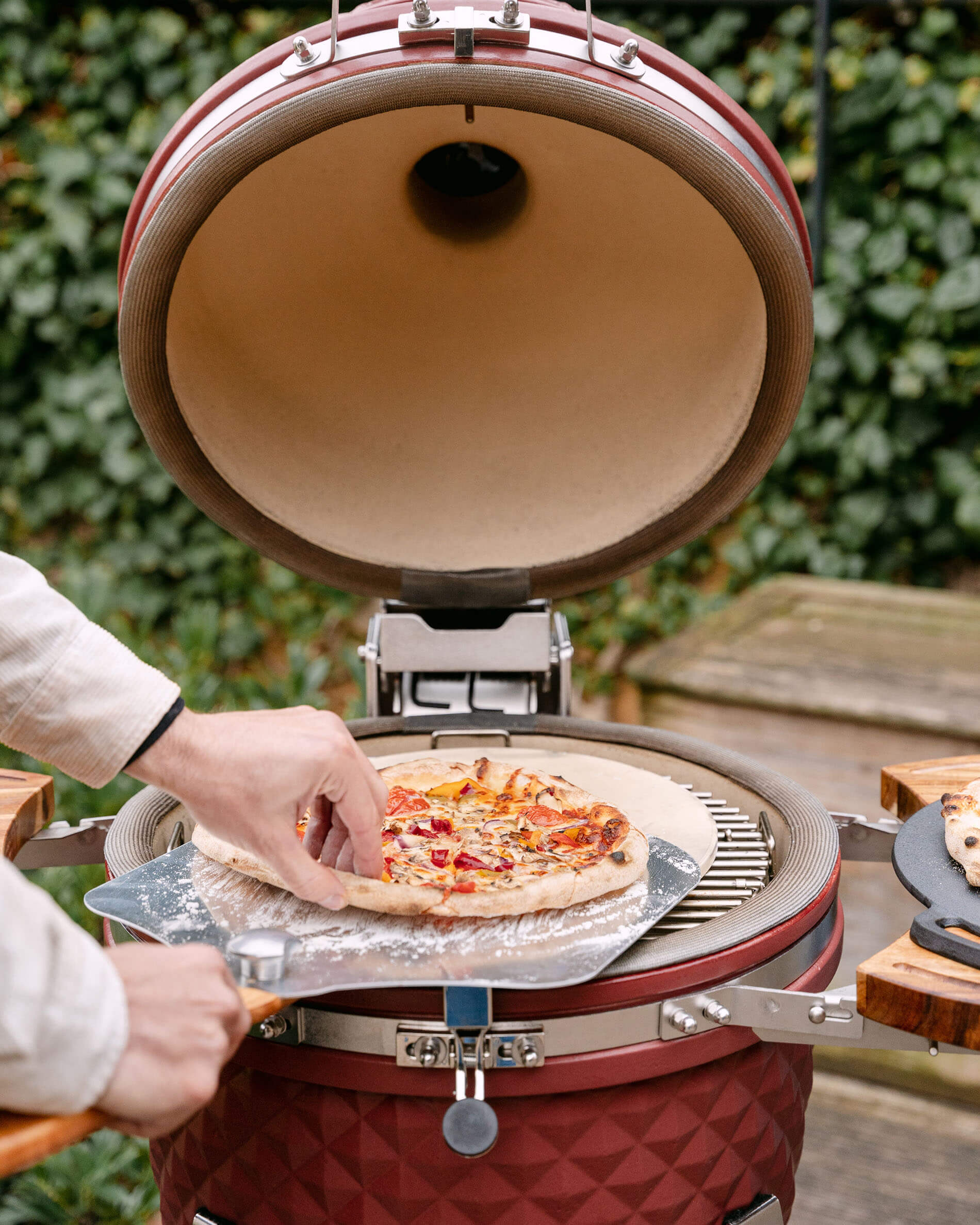 RVS pizzaschep en pizza’s