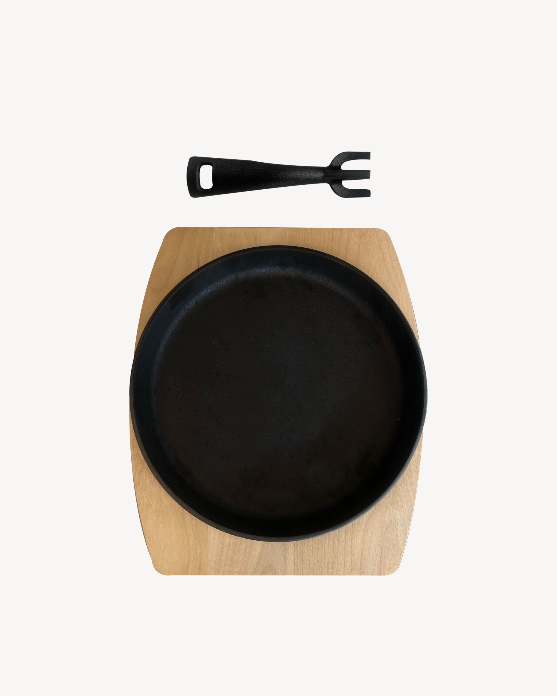Gietijzeren pannetje met afneembare steel