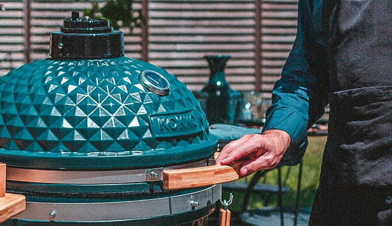 Kamado Kokko oceaanblauw